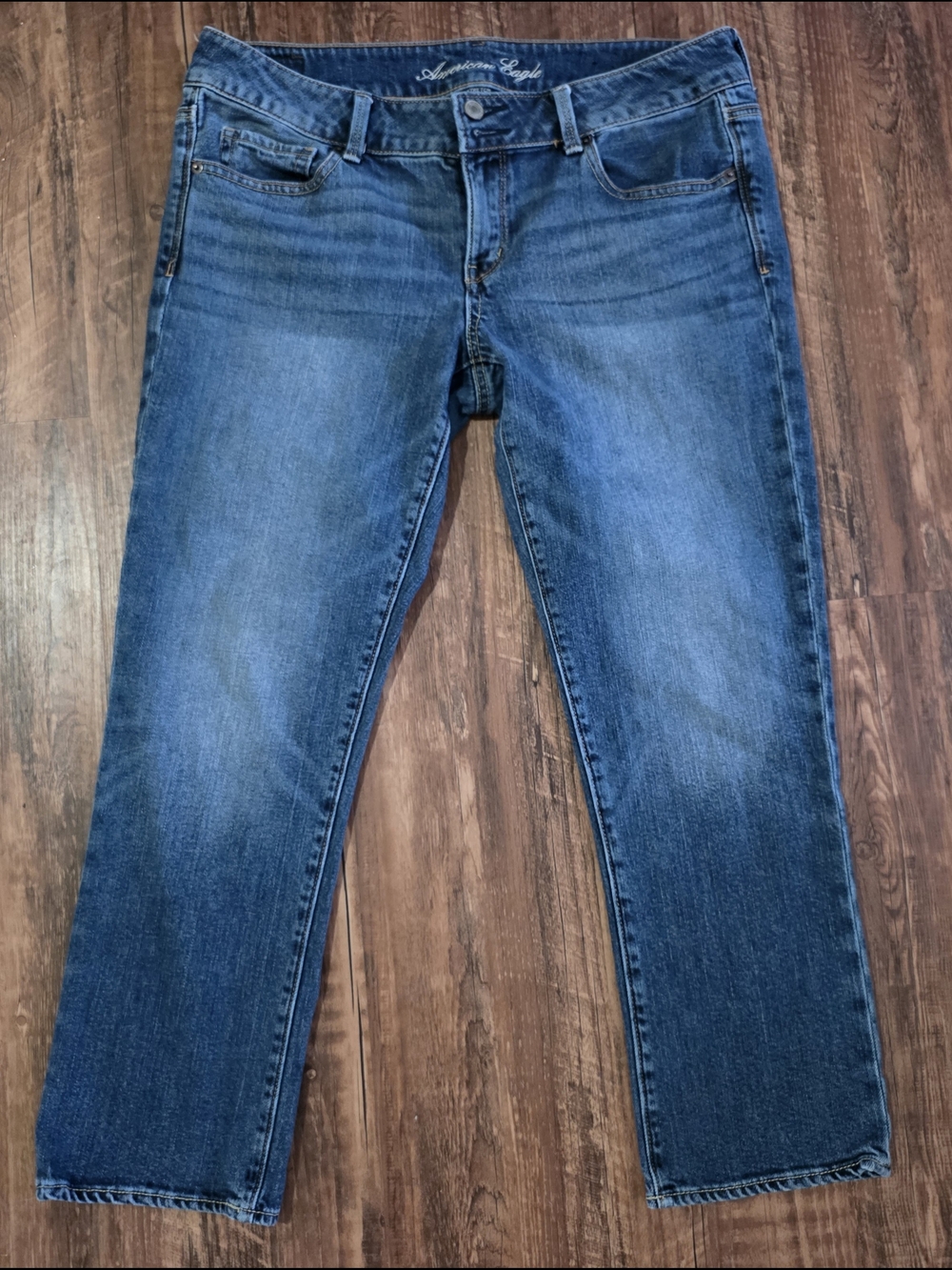 American Eagle Outfitters Blue Ankle Jeans